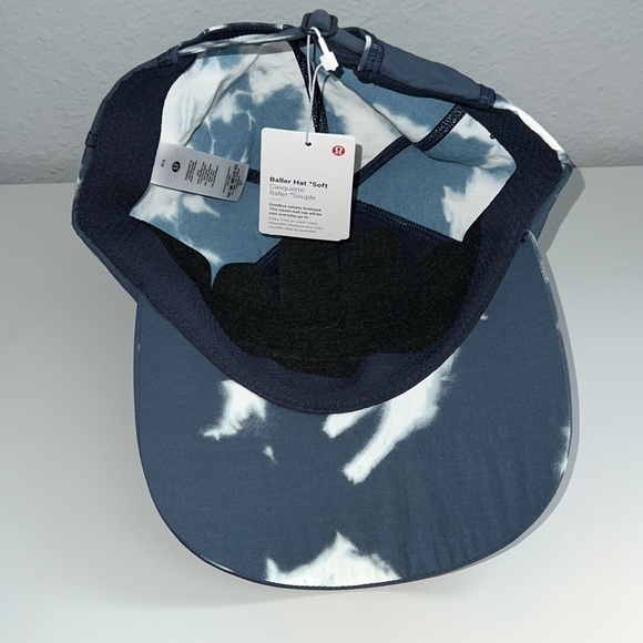 Baller Hat *Soft IIBM ONE SIZE. Blue & white tie dye hat Lululemon - Picture 8 of 9
